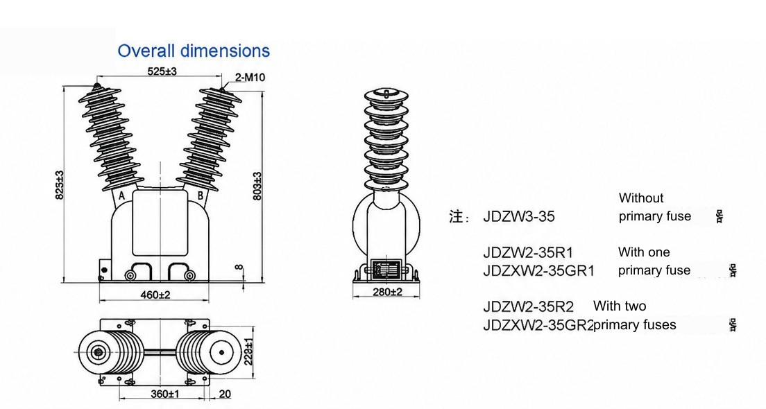 JDZW3-35R1 规格图纸